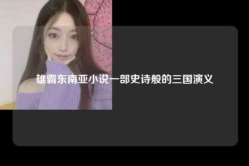 雄霸东南亚小说一部史诗般的三国演义